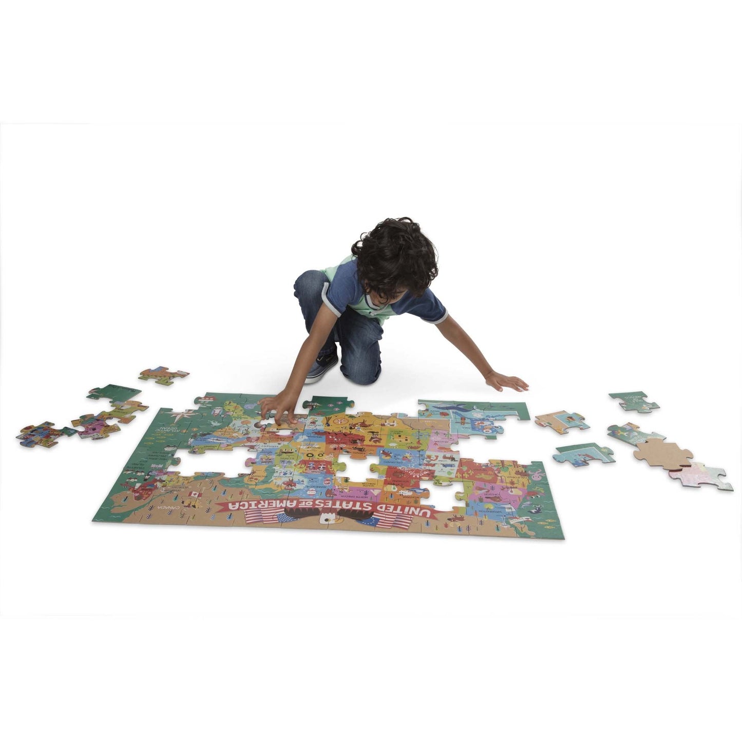 NP Giant Floor Puzzle GÇô America