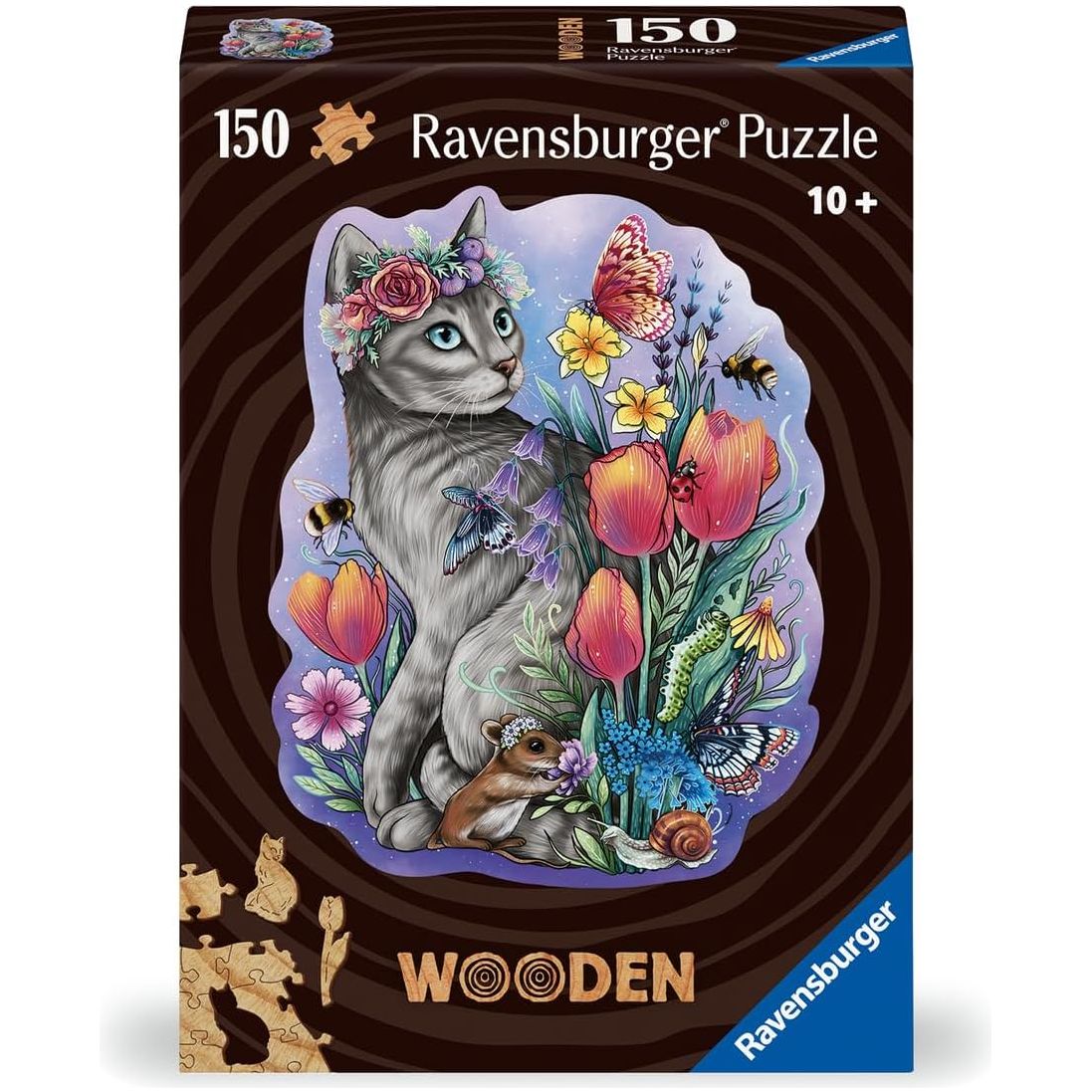 Lovely Cat 150pc Wooden Puzzle (Pre-Order)
