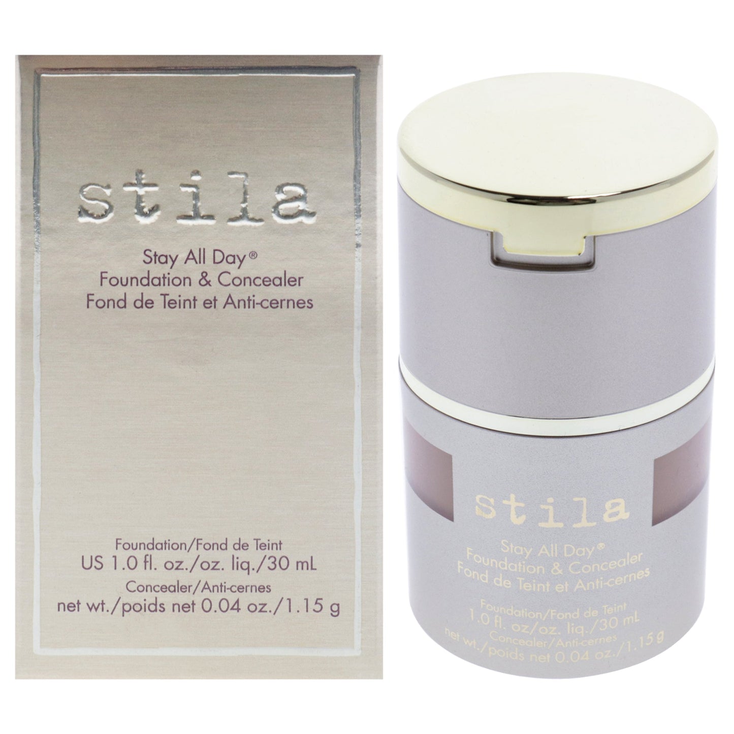 Stay All Day Foundation & Concealer - # 4 Beige by Stila for Women 1 oz Makeup