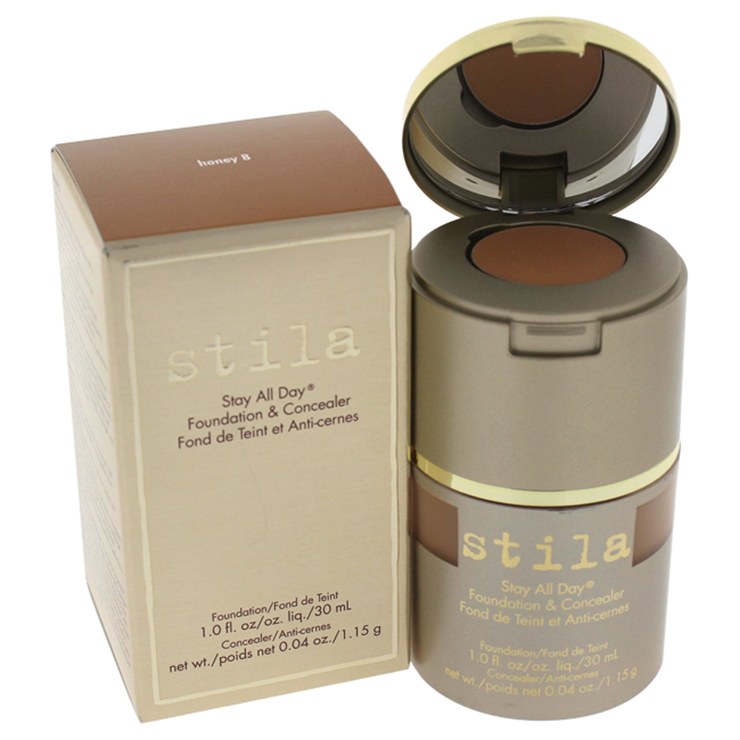 Stay All Day Foundation & Concealer - # 8 Honey by Stila for Women 1 oz Makeup