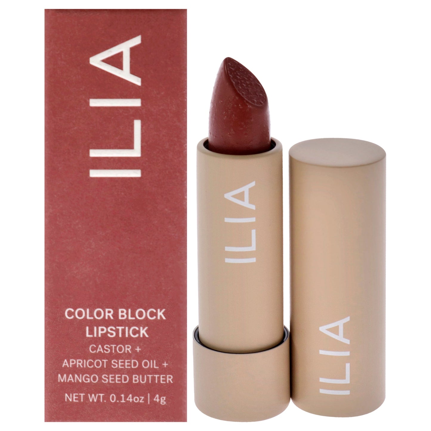 Color Block High Impact Lipstick - Amberlight by ILIA Beauty for Women 0.14 oz Lipstick