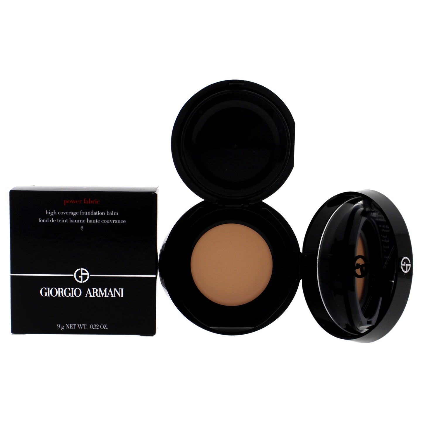 Power Fabric High Coverage Foundation Balm - 02 by Giorgio Armani for Women 0.32 oz Foundation