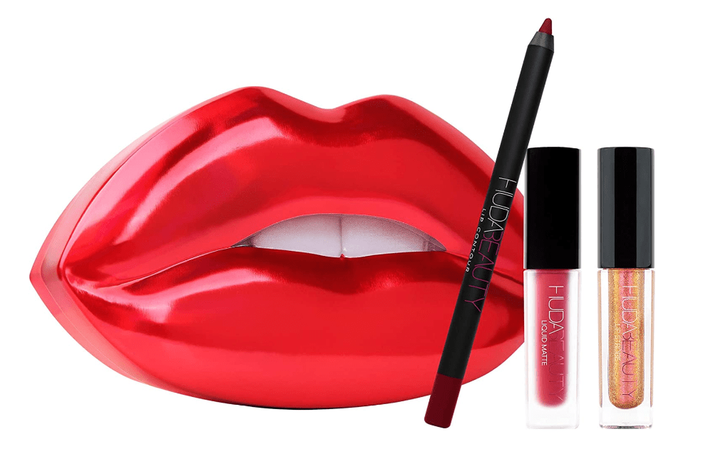 Huda Beauty Contour & Strobe Lip Set - Heartbreaker