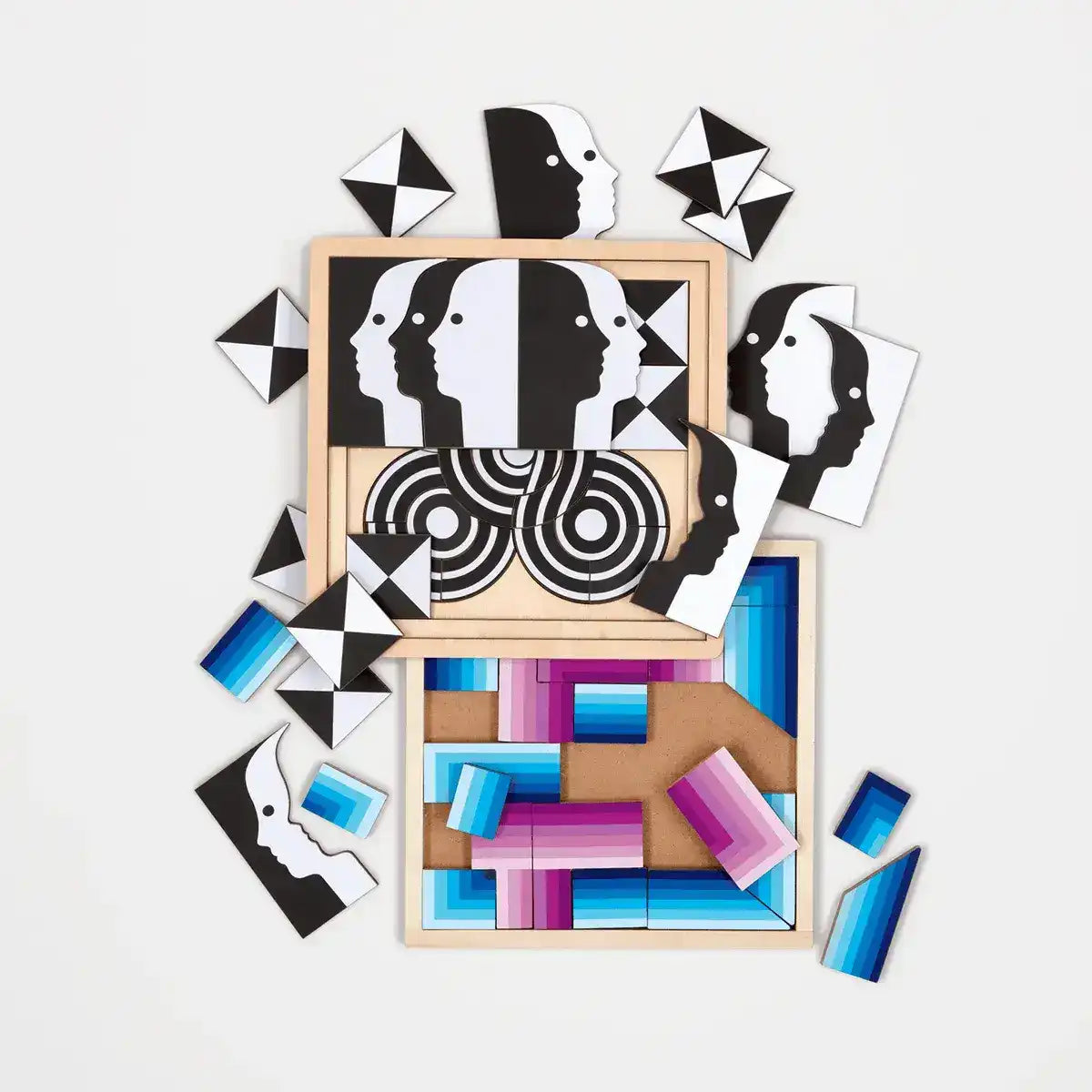 Jonathan Adler Infinity Wooden Jigsaw Puzzle Set