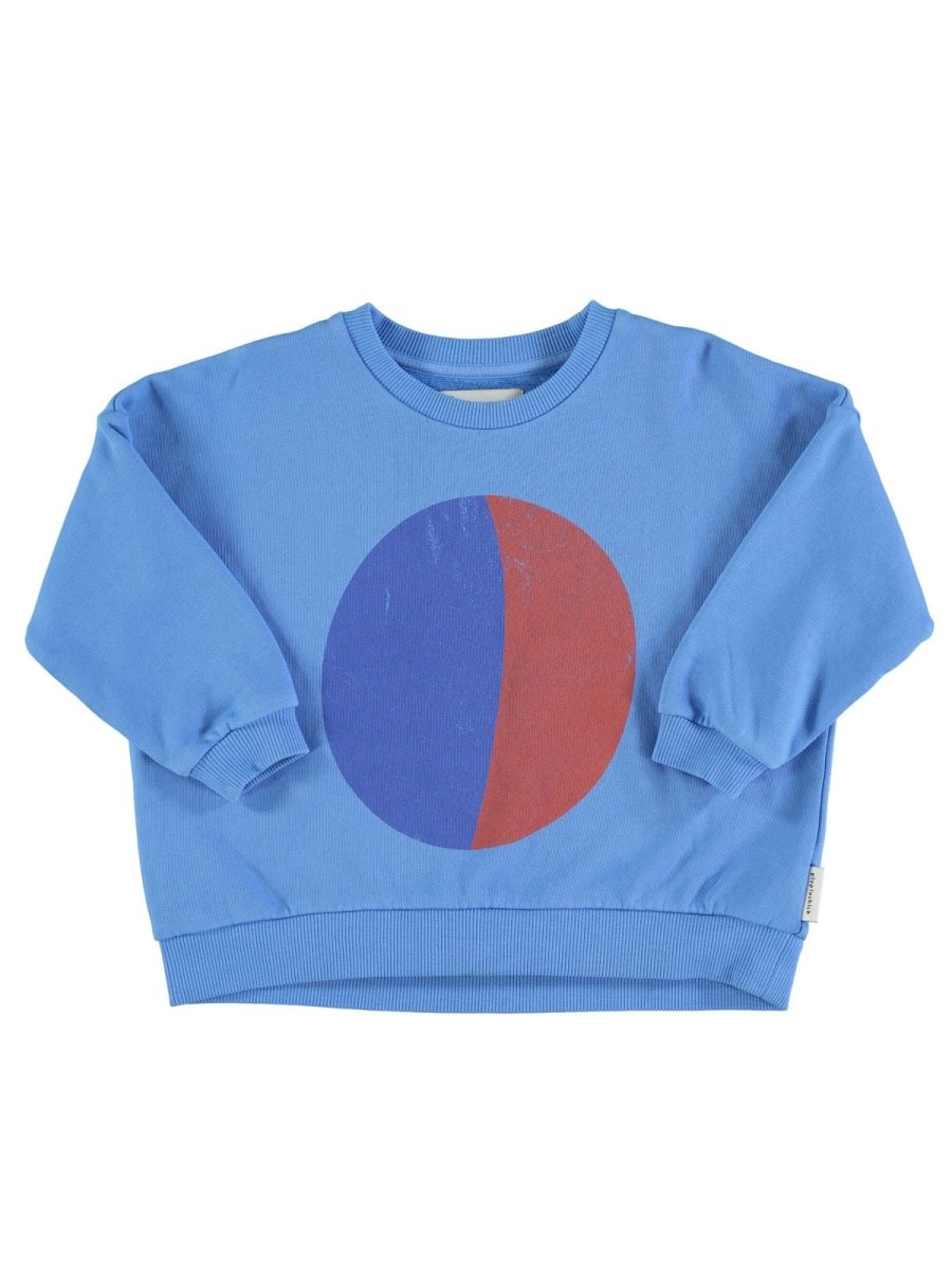 SWEATSHIRT, BLUE CIRCLE PRINT - Norman & Jules
