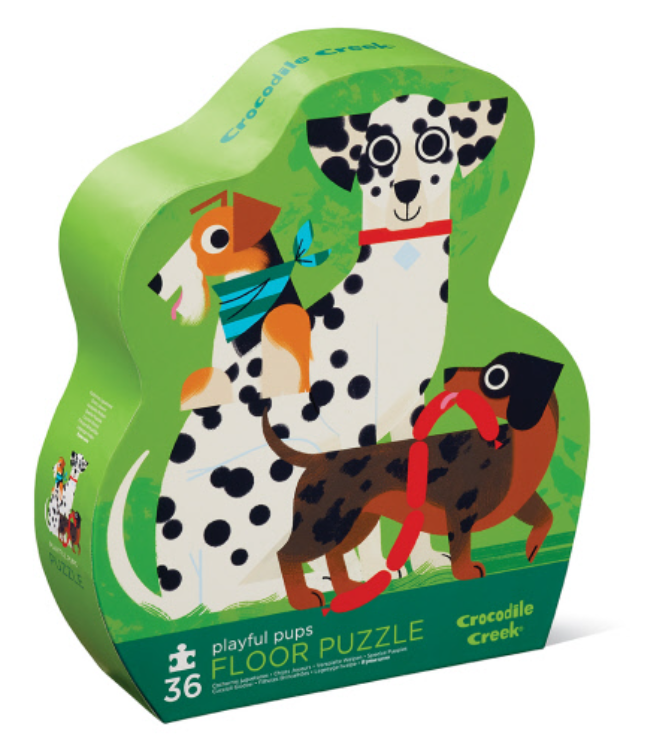 Crocodile Creek 36 Piece Floor Puzzle | Playful Pups