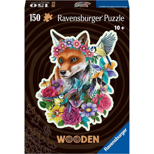 Colorful Fox 150pc Wooden Puzzle (Pre-Order)