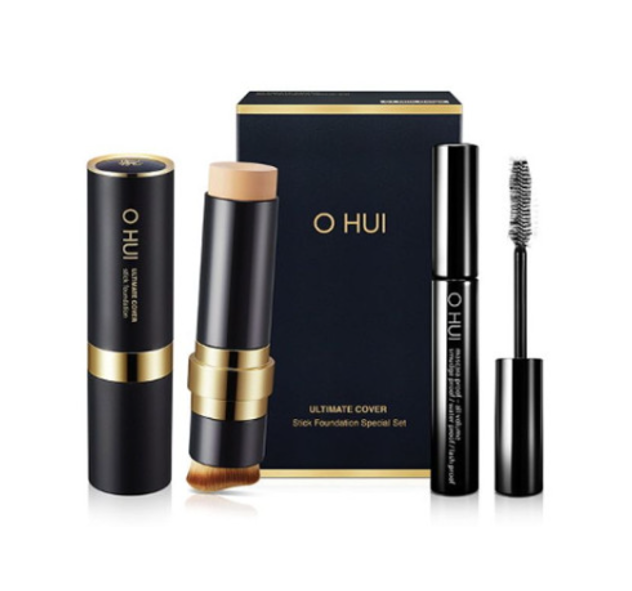 O HUI Ultimate Stick Foundation #1 Milk Beige Oct. 2023 Set(2 Items) from Korea