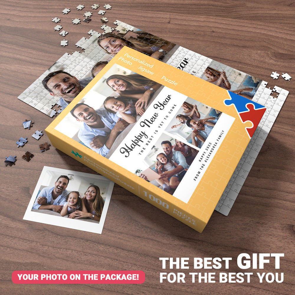 Custom Photo Puzzle Happy New Year 2022 Puzzle the Best Is Yet to Come