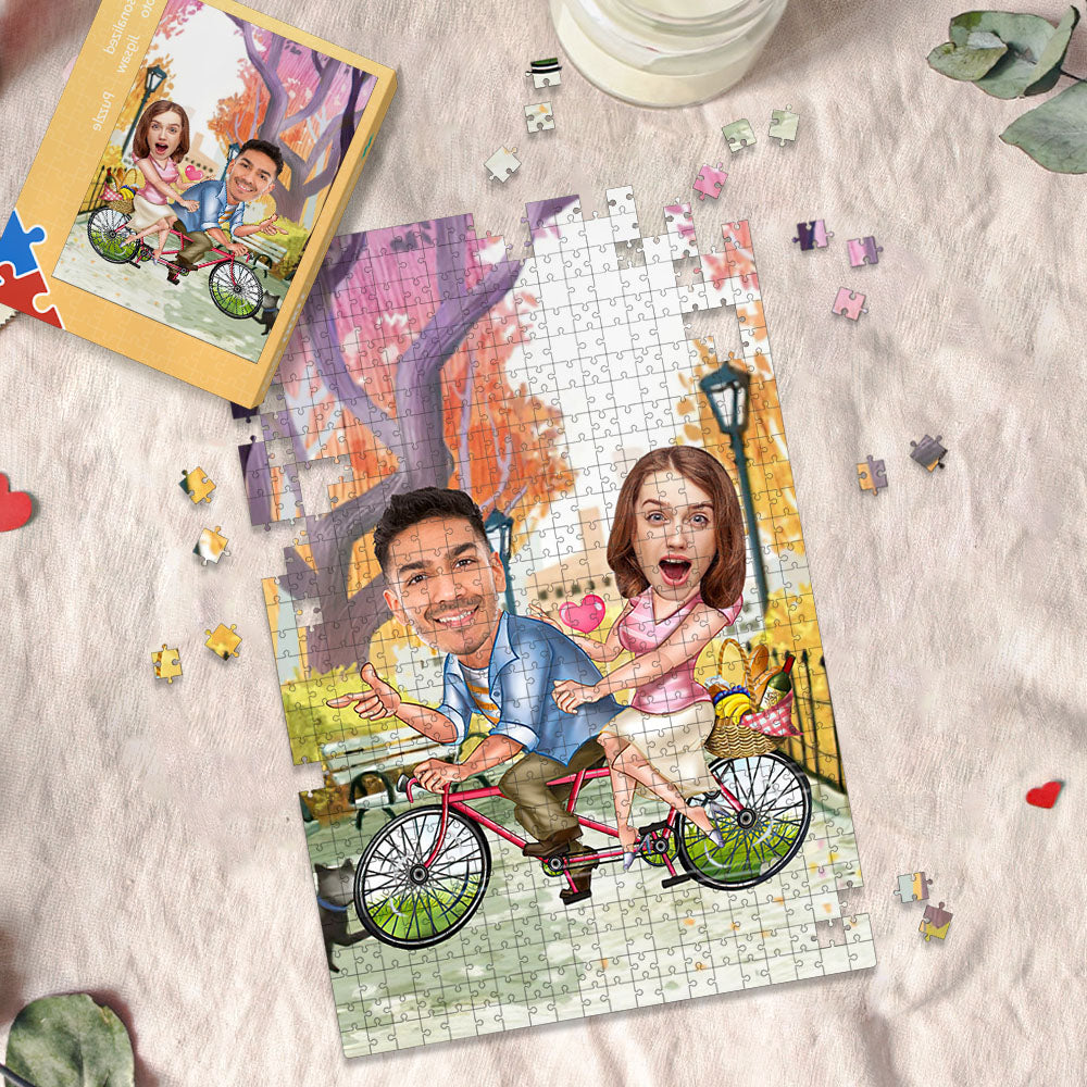 Custom Face Puzzle Personalized Minime Puzzle Couple Gifts for Each Other