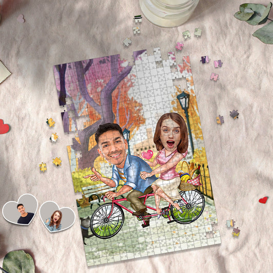 Custom Face Puzzle Personalized Minime Puzzle Couple Gifts for Each Other