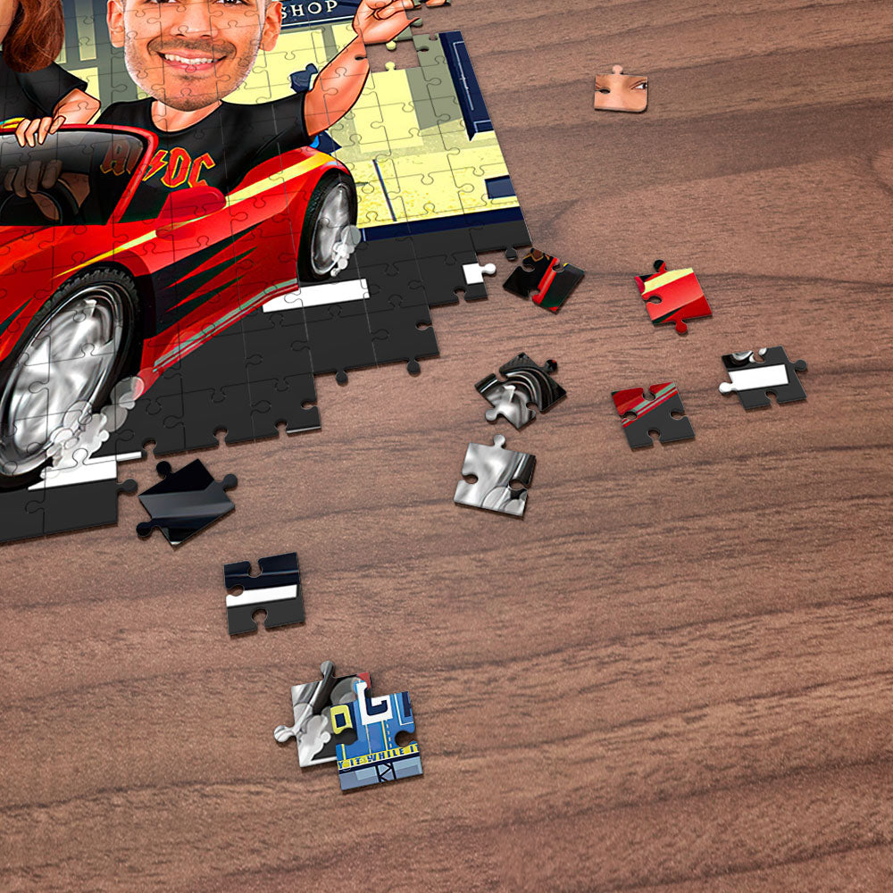 Custom Face Puzzle Personalized Valentines Minime Puzzle Gifts