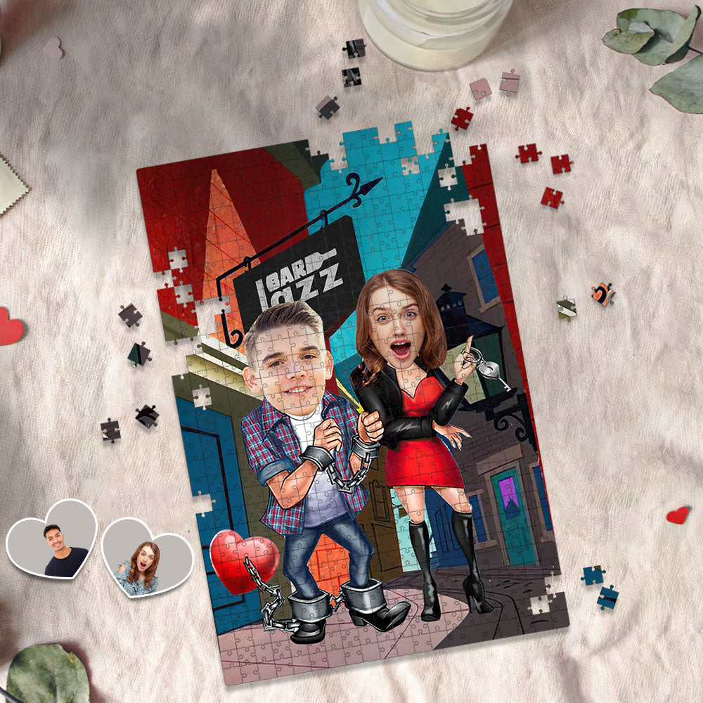 Custom Face Minime Puzzle Unique Valentines Puzzle Gifts
