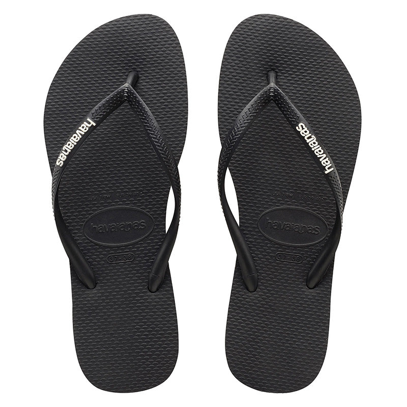Havaianas Slim Rubber Logo Thong