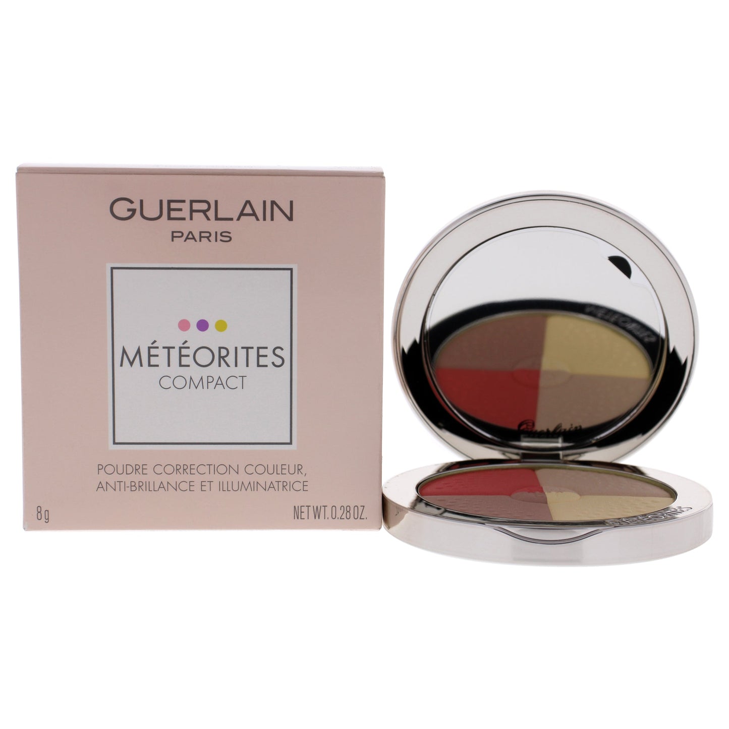 Meteorites Compact Blotting and Lighting Powder - 4 Golden by Guerlain for Women 0.28 oz Powder