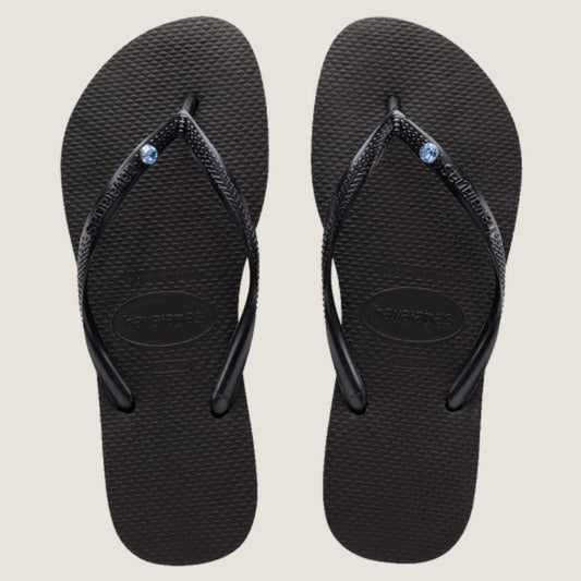 Havaianas Slim Coloured Crystal Thong