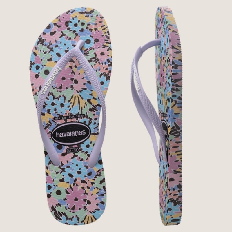 Havaianas Slim Print Floral Ditsy Thong