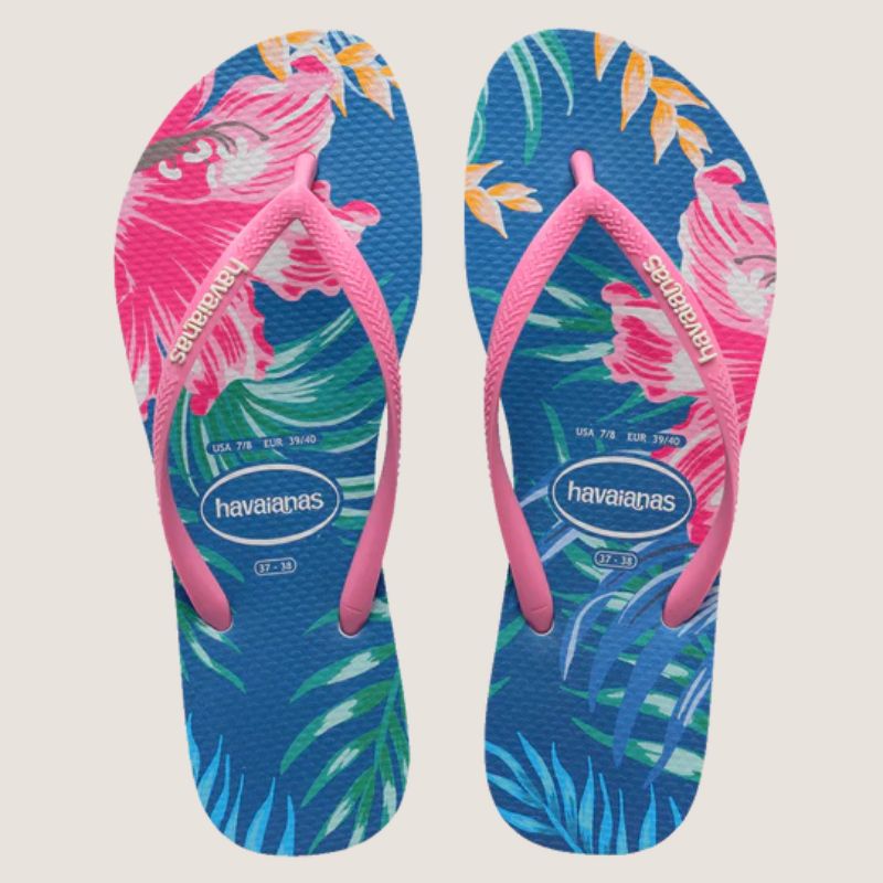 Havaianas Kids Slim Floral Palm Tranquility Thong
