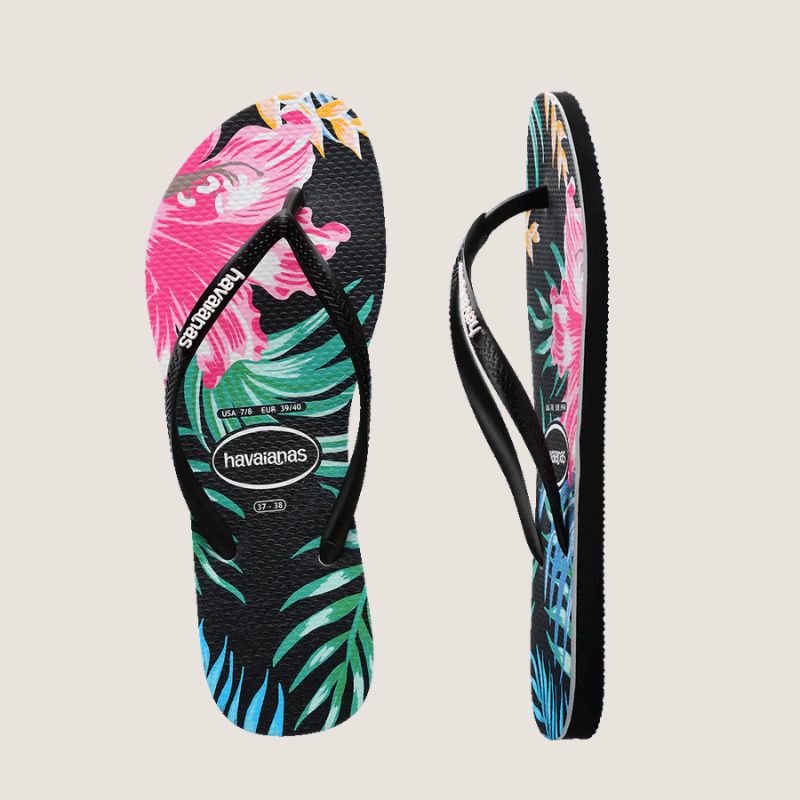 Havaianas Kids Slim Floral Palm Thong