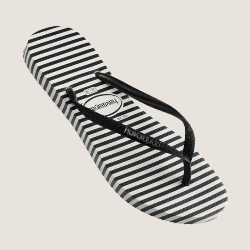 Havaianas Slim Glitter Stripes Thong