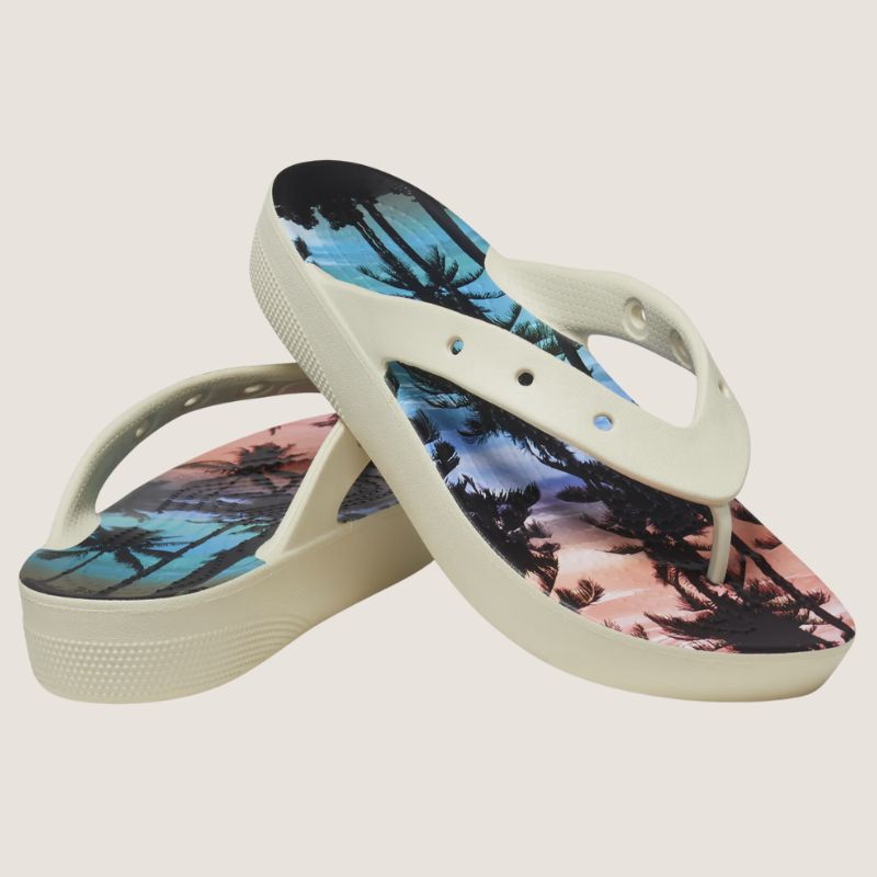 Crocs Classic Platform Retro Resort Flip