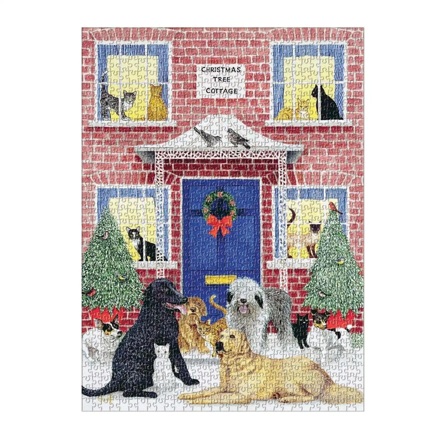 Christmas Cottage 1000 Piece Jigsaw Puzzle