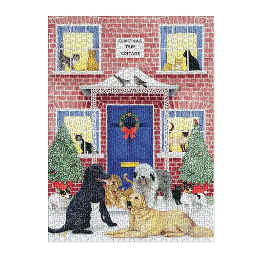 Christmas Cottage 1000 Piece Jigsaw Puzzle