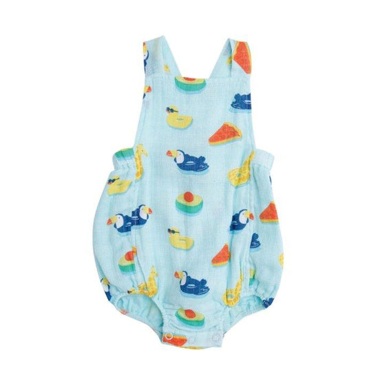 Floaties Retro Sunsuit Blue