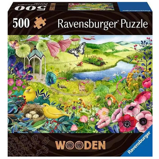 Ravensburger 500 Piece Puzzle Wooden Garden