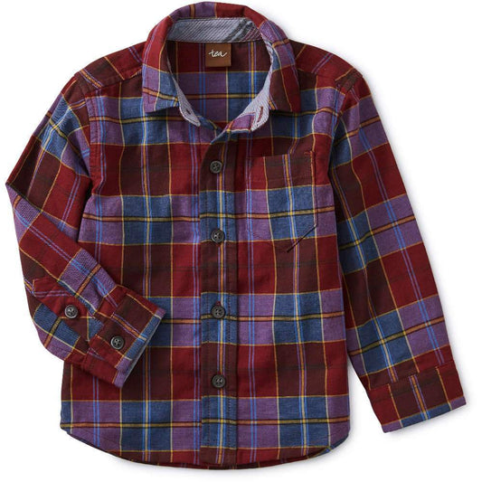 Tea Collection Family Plaid Baby Shirt