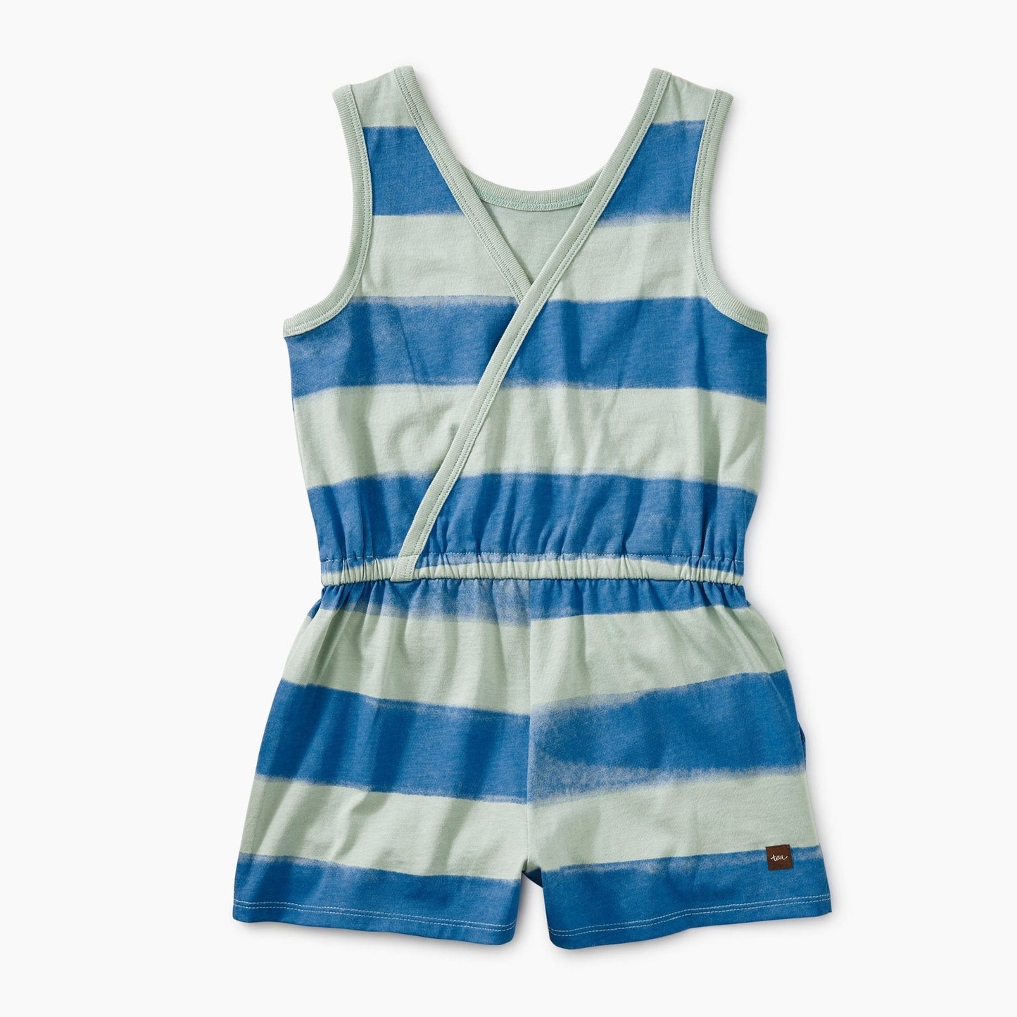 Tea Collection Printed Wrap Back Romper